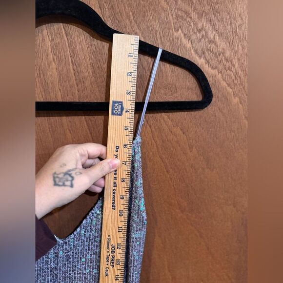 Victorias Secret‎ Lilac Sequin Slip Dress size L - Picture 9 of 10